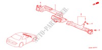 KANAAL(RH) voor Honda PRELUDE TYPE-S 2 deuren 5-versnellings handgeschakelde versnellingsbak 2000
