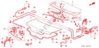 KOFFERBAK KLEP(RH) (2) voor Honda PRELUDE VTI 2 deuren 4-traps automatische versnellingsbak 2001
