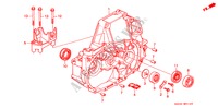 KOPPELING BEHUIZING voor Honda PRELUDE 2.0I 2 deuren 5-versnellings handgeschakelde versnellingsbak 2001