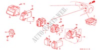 SCHAKELAAR(RH) voor Honda PRELUDE SI 2 deuren 4-traps automatische versnellingsbak 2000