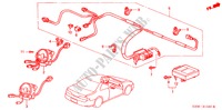 SRS EENHEID(LH) voor Honda PRELUDE 2.0I 2 deuren 5-versnellings handgeschakelde versnellingsbak 2001