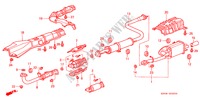 UITLAATPIJP(SOHC) voor Honda PRELUDE 2.0I 2 deuren 4-traps automatische versnellingsbak 2000