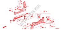 V. ZITTING COMPONENTEN (R.) (2) voor Honda PRELUDE VTEC VTI 2 deuren 4-traps automatische versnellingsbak 2000