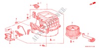 VERWARMING AANJAGER(LH) voor Honda PRELUDE 2.0I 2 deuren 5-versnellings handgeschakelde versnellingsbak 2000