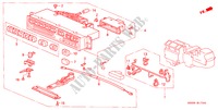 VERWARMING REGELAAR(LH) voor Honda PRELUDE 2.0I 2 deuren 4-traps automatische versnellingsbak 2000