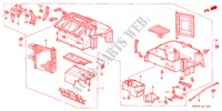 VERWARMINGSEENHEID(LH) voor Honda PRELUDE 2.0I 2 deuren 4-traps automatische versnellingsbak 2000