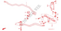 VOOR ONDER ARM(ATTS) voor Honda PRELUDE VTI-R 2 deuren 5-versnellings handgeschakelde versnellingsbak 2000