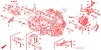 GENERATOR BEUGEL voor Honda HR-V 4WD 5 deuren 5-versnellings handgeschakelde versnellingsbak 2004