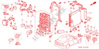 BEDIENINGSEENNEID(CABINE) (LH) voor Honda CIVIC VTI 4 deuren 4-traps automatische versnellingsbak 2002