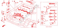 MOTOR BEDRADINGSBUNDEL(LH) voor Honda CIVIC VTI 4 deuren 4-traps automatische versnellingsbak 2001