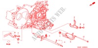OVERSCHAKELVORK/REGELAS voor Honda CIVIC EXI 4 deuren 4-traps automatische versnellingsbak 2001