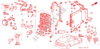 BEDIENINGSEENNEID(CABINE) (LH) voor Honda CIVIC EXI 4 deuren 4-traps automatische versnellingsbak 2005