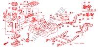 BRANDSTOF TANK voor Honda CIVIC VTI-LDS 4 deuren 4-traps automatische versnellingsbak 2005
