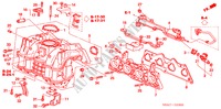 INLAAT SPRUITSTUK voor Honda CIVIC VTI-LDS 4 deuren 5-versnellings handgeschakelde versnellingsbak 2005