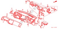 INSTRUMENTEN PANEEL(LH) voor Honda CIVIC EXI 4 deuren 5-versnellings handgeschakelde versnellingsbak 2005