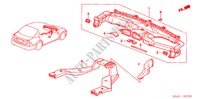 KANAAL(LH) voor Honda CIVIC EXI 4 deuren 4-traps automatische versnellingsbak 2005
