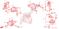 MOTOR BEVESTIGINGEN(MT) voor Honda CIVIC EXI 4 deuren 5-versnellings handgeschakelde versnellingsbak 2005