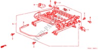V. ZITTING COMPONENTEN(L.)(HANDBEDIENENDE HOOGTE) voor Honda CIVIC EXI 4 deuren 4-traps automatische versnellingsbak 2005
