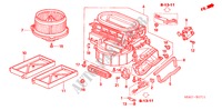 VERWARMING AANJAGER(RH) voor Honda CIVIC EXI 4 deuren 4-traps automatische versnellingsbak 2005
