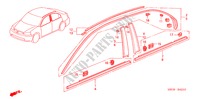 GIETWERK voor Honda CIVIC EXI 4 deuren 4-traps automatische versnellingsbak 2005