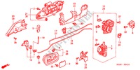 ACHTER PORTIER SLOTEN/ BUITEN HENDEL voor Honda CIVIC VTI 5 deuren 4-traps automatische versnellingsbak 2002