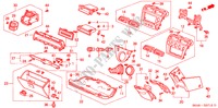 INSTRUMENTEN AFWERKING(PASSAGIERZIJKANT) voor Honda CIVIC VI 5 deuren 4-traps automatische versnellingsbak 2002