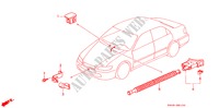 AIRCONDITIONER (SENSOR) voor Honda ACCORD 2.0VTI 4 deuren 4-traps automatische versnellingsbak 2000