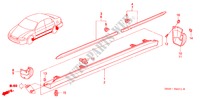 BESCHERMER voor Honda ACCORD 2.3VTI 4 deuren 4-traps automatische versnellingsbak 2000