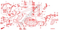 BRANDSTOF TANK voor Honda ACCORD 2.3 LEV 4 deuren 4-traps automatische versnellingsbak 2000