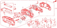 COMBINATIEMETER(FORD) voor Honda ACCORD 3.0SIR 4 deuren 4-traps automatische versnellingsbak 2001
