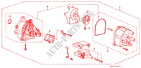 DISTRIBUTEUR(TEC) (L4) voor Honda ACCORD EXI 4 deuren 4-traps automatische versnellingsbak 1998