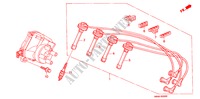 HOOG SPANNINGSSNOER/PLUG (L4) voor Honda ACCORD 2.3VTI 4 deuren 4-traps automatische versnellingsbak 2001