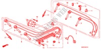 HOOG SPANNINGSSNOER/PLUG (V6) voor Honda ACCORD 3.0V6 4 deuren 4-traps automatische versnellingsbak 2000