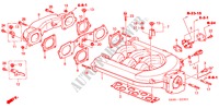 INLAAT SPRUITSTUK(V6) voor Honda ACCORD 3.0SIR   SINGAPORE 4 deuren 4-traps automatische versnellingsbak 2000