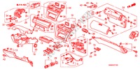 INSTRUMENTEN AFWERKING(LH) voor Honda ACCORD V6 4 deuren 4-traps automatische versnellingsbak 2000