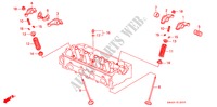 KLEP/ZWAAI ARM(SOHC) (L4) voor Honda ACCORD EXI 4 deuren 5-versnellings handgeschakelde versnellingsbak 1998