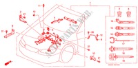 MOTOR BEDRADINGSBUNDEL(L4) (LH) voor Honda ACCORD 2.3VTI 4 deuren 5-versnellings handgeschakelde versnellingsbak 2000