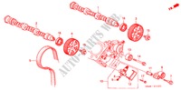 NOKKENAS/ONTSTEKINGSRIEM(V6) voor Honda ACCORD 3.0V6 4 deuren 4-traps automatische versnellingsbak 2001