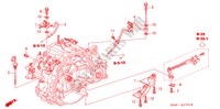 OLIEPEILMETER(L4) voor Honda ACCORD 2.3VTI 4 deuren 4-traps automatische versnellingsbak 2001