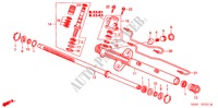 P.S. VERSNELLING BOX KOMPONENTEN(RH) voor Honda ACCORD 3.0SIR 4 deuren 4-traps automatische versnellingsbak 2002
