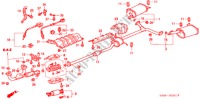 UITLAATPIJP(V6) voor Honda ACCORD 3.0V6 4 deuren 4-traps automatische versnellingsbak 2000