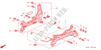 V. ZITTING COMPONENTEN (R.)(1) voor Honda ACCORD V6 4 deuren 4-traps automatische versnellingsbak 2000