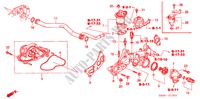 WATERPOMP/SENSOR(V6) voor Honda ACCORD 3.0V6 4 deuren 4-traps automatische versnellingsbak 2000
