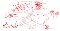 INTERIEUR VERLICHTING voor Honda ACCORD EX 4 deuren 3-traps automatische versnellingsbak 1982