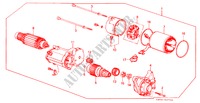 STARTMOTOR (DENSO)(1.4KW) voor Honda ACCORD STD 3 deuren 4-traps automatische versnellingsbak 1984
