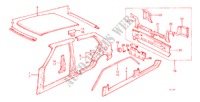 CHASSIS STRUKTUUR(7)(5DE) voor Honda CIVIC STD 5 deuren 3-traps automatische versnellingsbak 1983