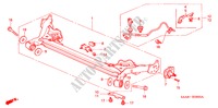 ACHTER AS voor Honda JAZZ 1.4LX 5 deuren 5-versnellings handgeschakelde versnellingsbak 2003