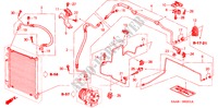 AIRCONDITIONER (SLANGEN/PIJPEN) ( '03) voor Honda JAZZ VTI-S 5 deuren 5-versnellings handgeschakelde versnellingsbak 2003