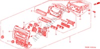 AUTOMATISCHE RADIO(VISTEON) ( '04) voor Honda JAZZ VTI-S 5 deuren 5-versnellings handgeschakelde versnellingsbak 2003