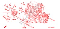 DYNAMOSTANG voor Honda JAZZ 1.4LX 5 deuren 5-versnellings handgeschakelde versnellingsbak 2003